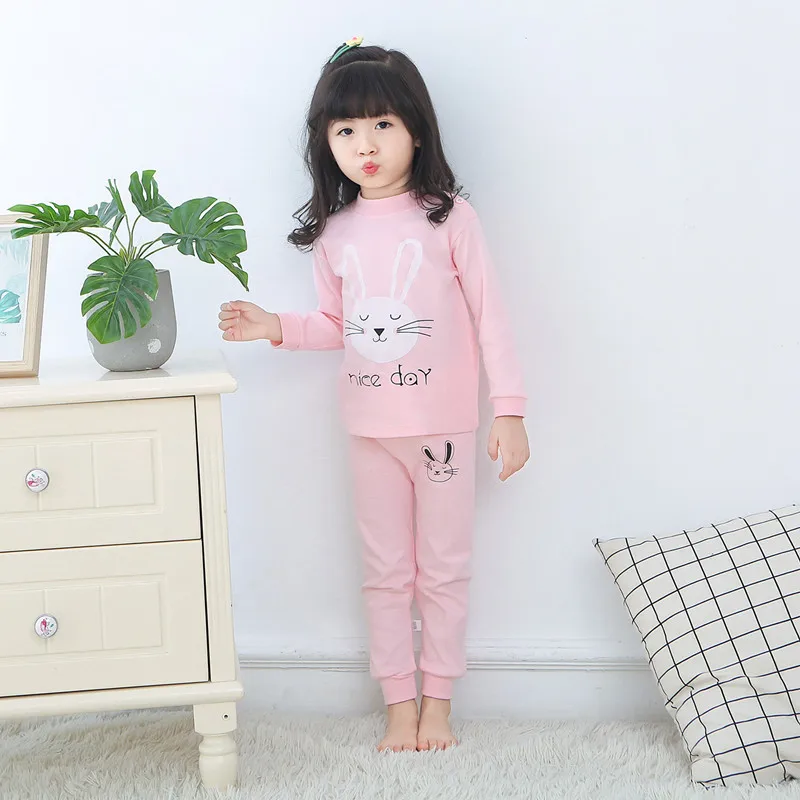 Детский хлопковый костюм с длинными рукавами комплект из 2 предметов тонкая