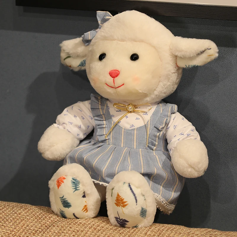 Пара овец Кукла Плюшевая Игрушка овечка кукла для сна комфортная Детская подушка