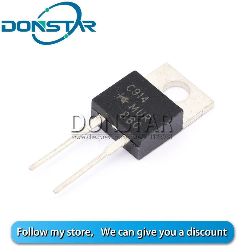 10 шт. MUR860G TO-220 MUR860 TO220 U860 TO220-2 AC Диод Быстрого Восстановления | Электронные