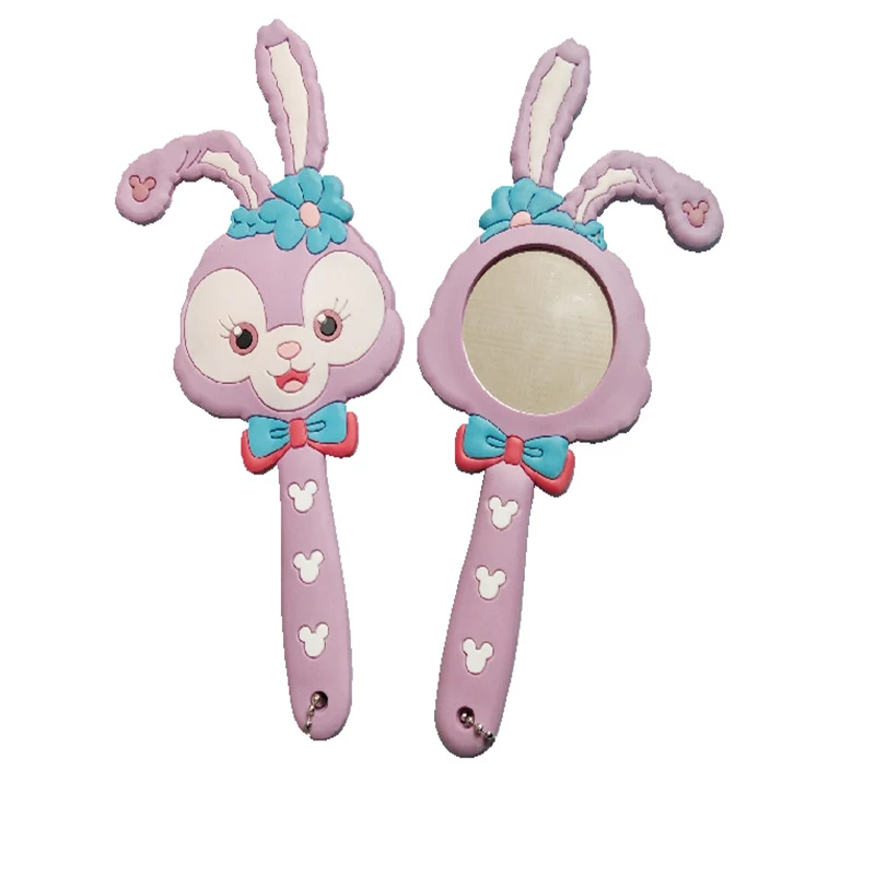 Высокое качество Disney Star Delu портативное зеркало с мультяшной ручкой для макияжа