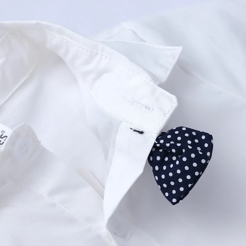 Комплект костюмов для мальчиков в полоску жилет рубашка брюки 3 шт. детская