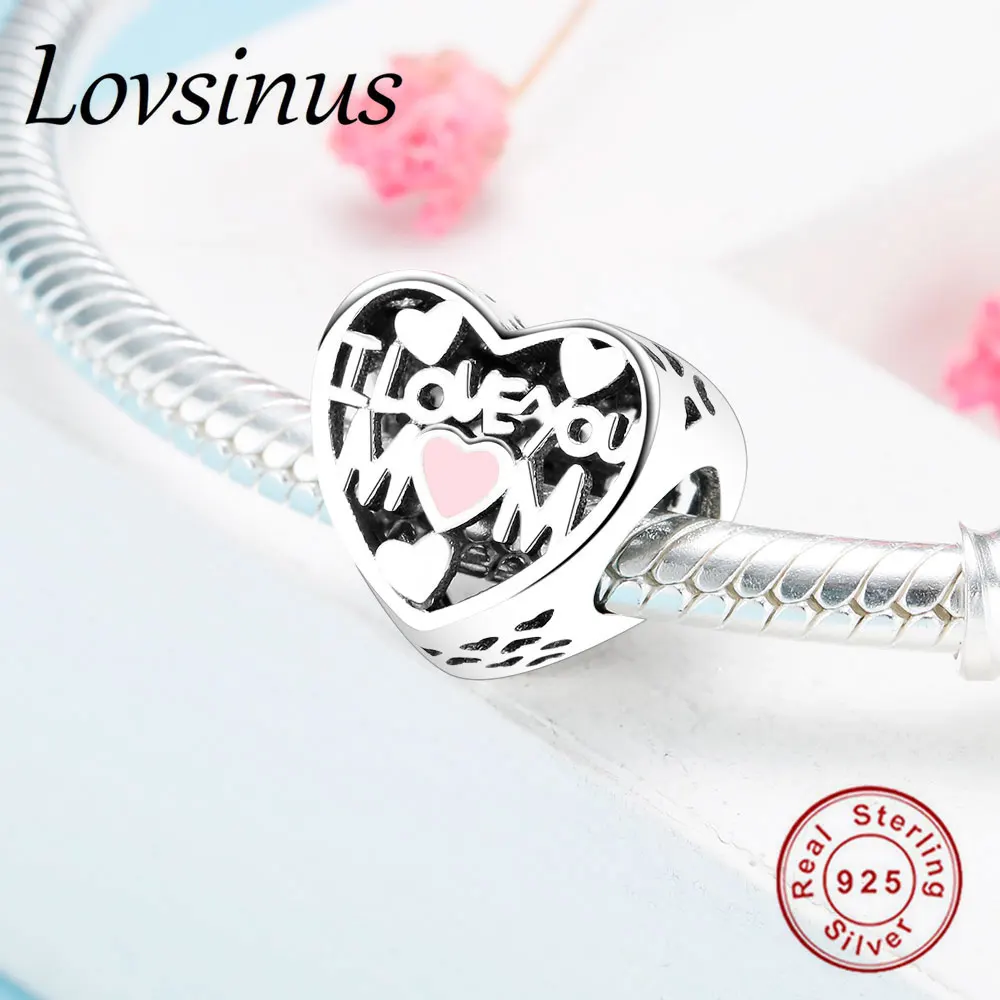 Подходящий оригинальный европейский браслет с подвесками 925 Стерлинговое