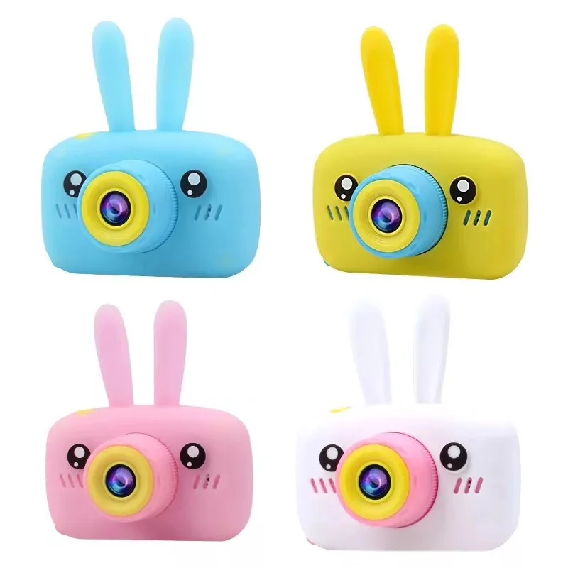 

New Rabbit Ear 1080P Digital Mini Camera Kids Cartoon Cute Camera Photo Toys Outdoor Photography Props for Child Birthday Gift