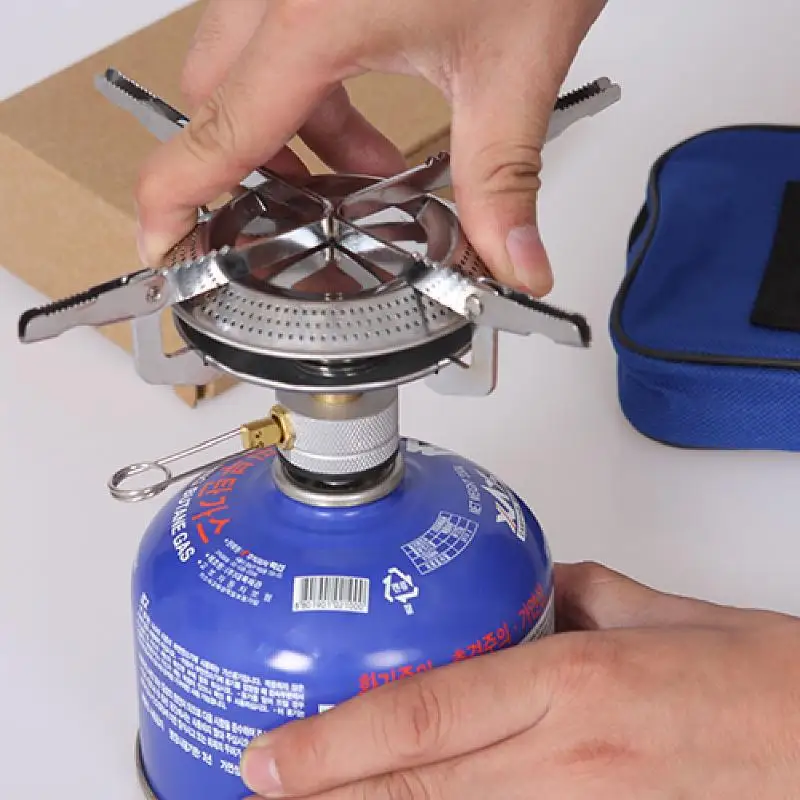 Туристическая газовая горелка складная электрическая печь портативная 3000 Вт