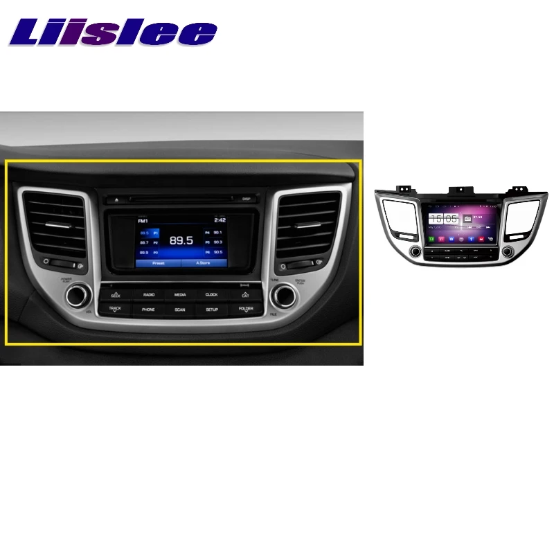 Для HYUNDAI Tucson правосторонний привод LiisLee автомобильный мультимедийный ТВ DVD GPS