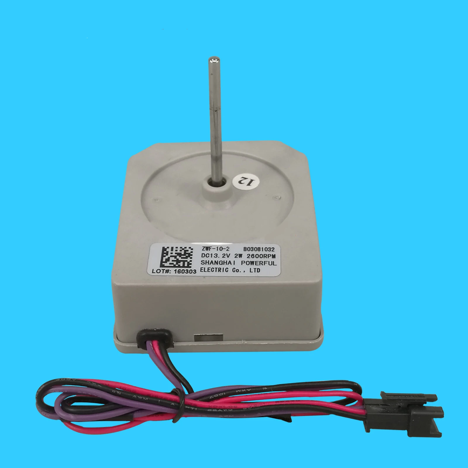 Вентилятор двигателя постоянного тока ZWF-10-2 B03081032 DC13.2V 2W для MeiLing& Rongsheng двухдверный холодильник вентилятор двигателя