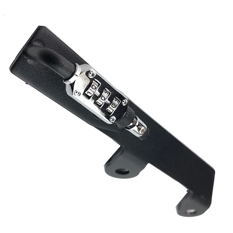 Мотоциклетный шлем замок Пароль Крепление крюк черная сторона Противоугонная