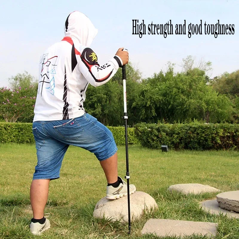 

Ultra-Light Luminous Trekking Pole Carbon Fiber Material, Easy To Carry, Outdoor Sports Crutches, Walking Sticks