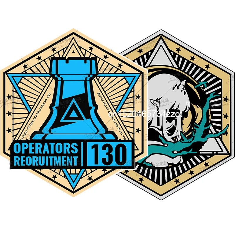 Arknights мультфильм металлический значок брошь на булавке игра Сумерки Чэнь Косплэй