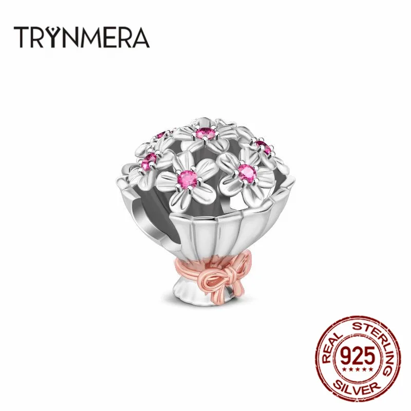 Tyrnmera новые модные подвески в виде букета цветов из стерлингового серебра 925 пробы