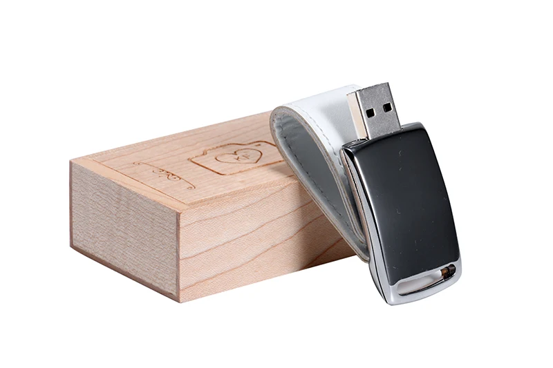 JASTER USB флеш-накопитель 128 Гб 64 ГБ 32 ГБ 4 ГБ 8 ГБ 16 ГБ Флешка кожаная USB коробка внешний накопитель с логотипом под заказ