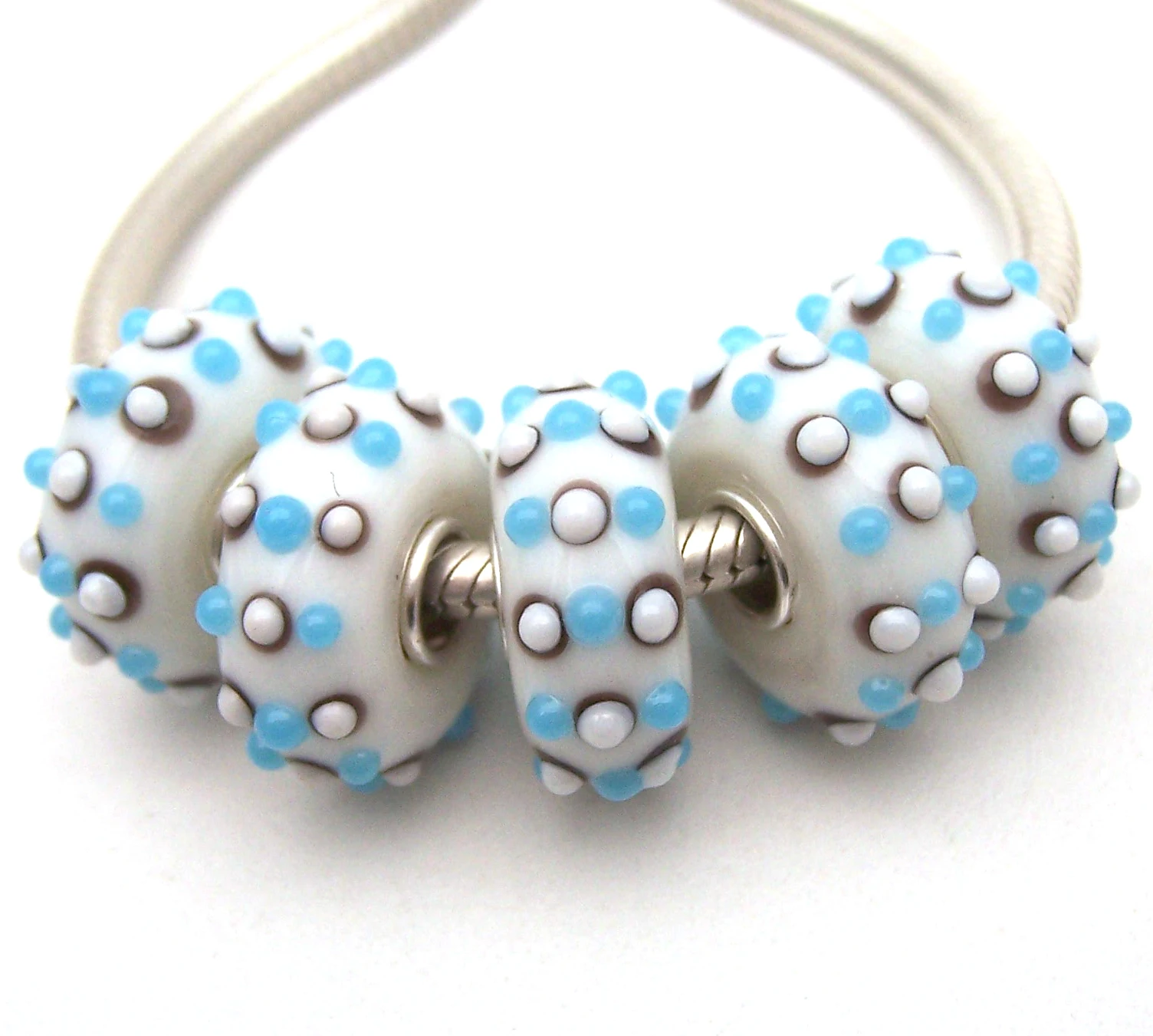 

JGWG2798 5X 100% Authenticity S925 Sterling Silver Beads Murano Glass beads Fit European Charms Bracelet diy jewelry Lampwork