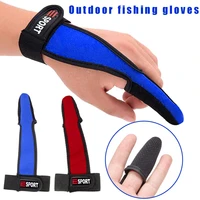 outdoor single finger protector fishing gloves one finger non slip glove stall protector sea fly carp fishing tools