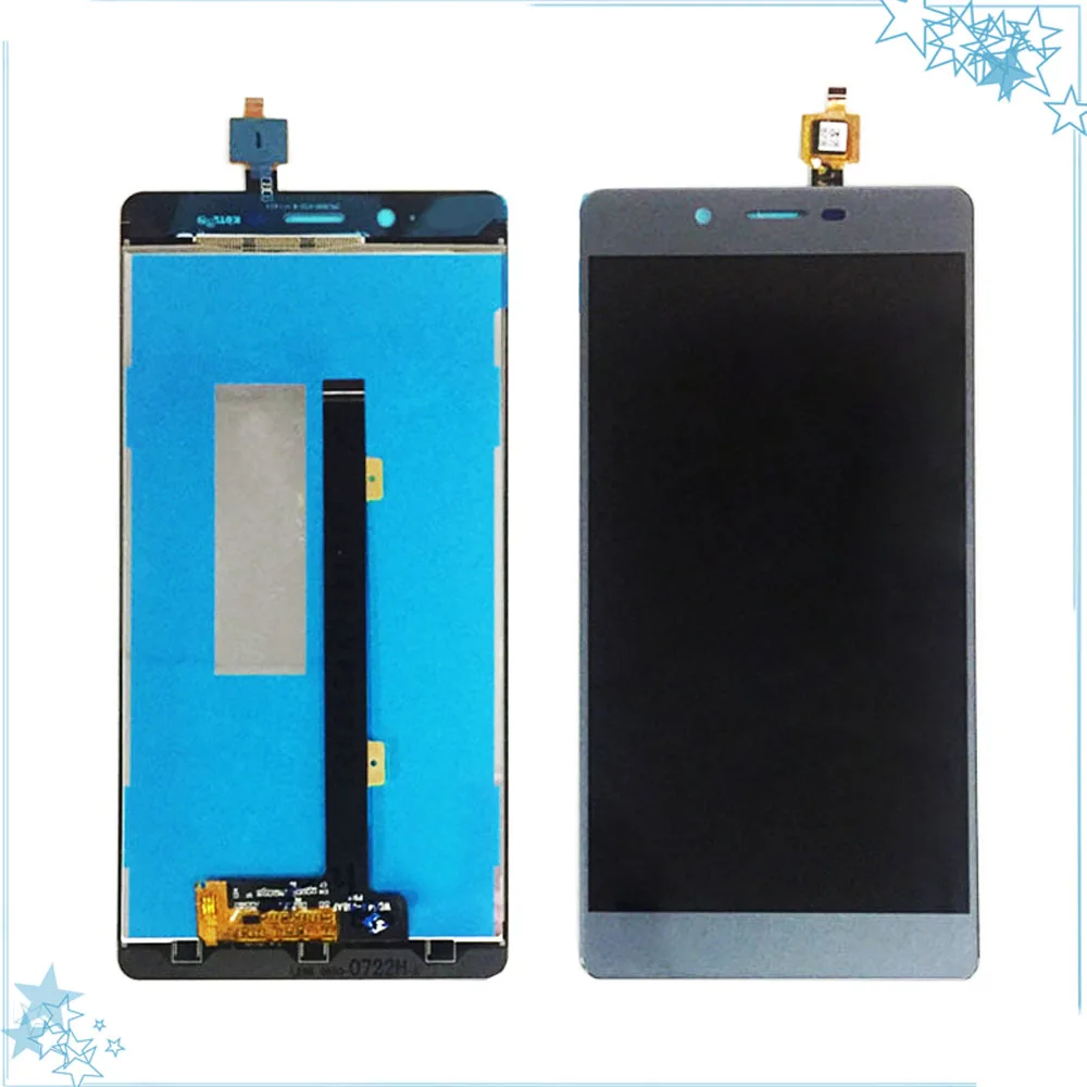 Pantalla LCD t&aacute;ctil para Archos 55 Cobalt Plus, montaje de digitalizador, piezas de reparaci&oacute;n, accesorios para tel&eacute;fono, Panel de vidrio, gris/blanco-0