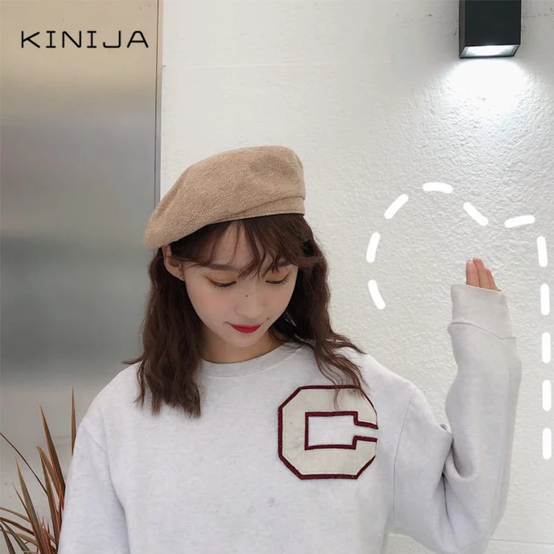 Корейский весенне летний осенний Универсальный тонкий дышащий берет для девушек