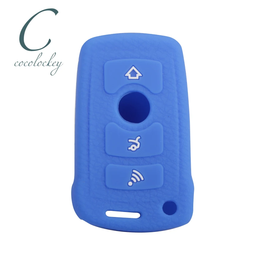 Cocolockey силиконовый чехол для ключей от машины крышка BMW серий 7 E65 E66 E67 E68 745i 745Li 750i