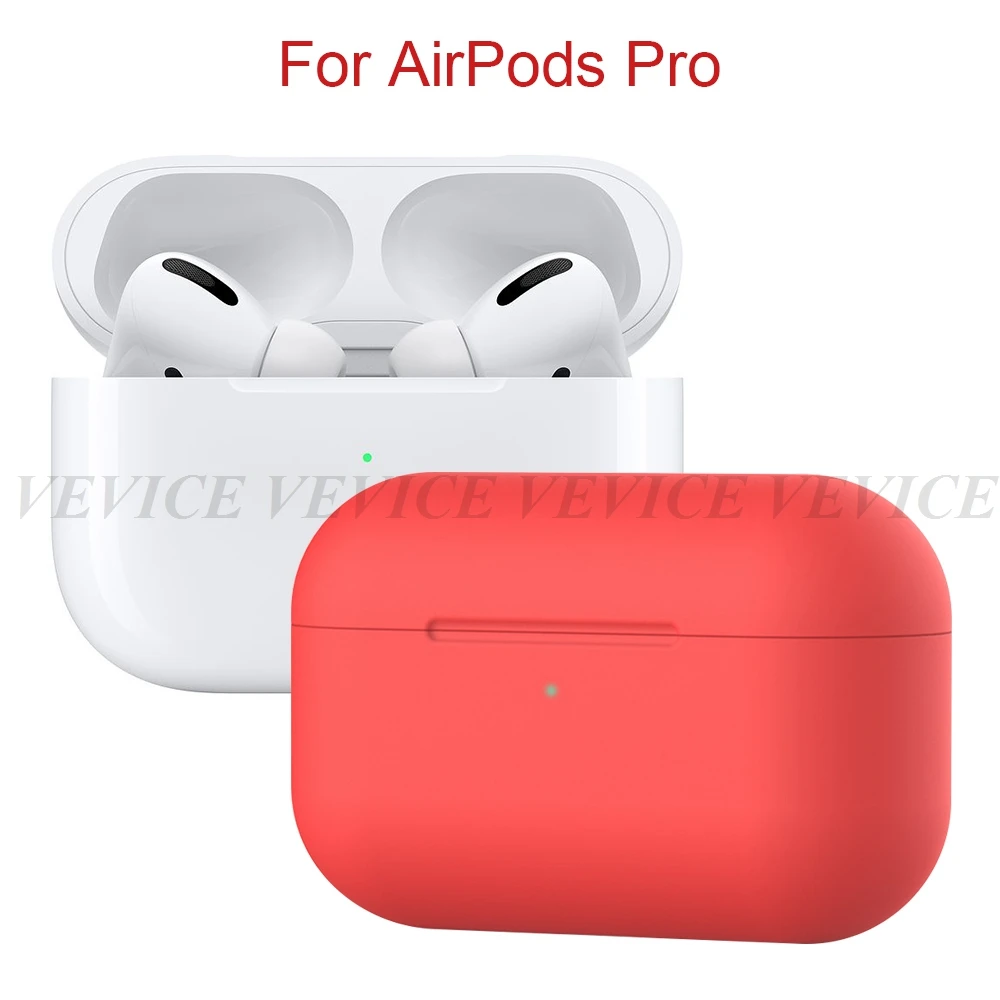 Чехол для наушников силиконовый защитный чехол Airpods Pro универсальный анти