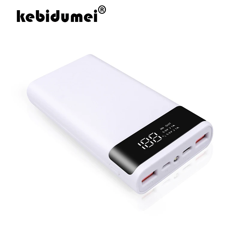 Батарея ящик для хранения Мощность банк 6x18650 коробка QC 3 0 Быстрый Зарядное