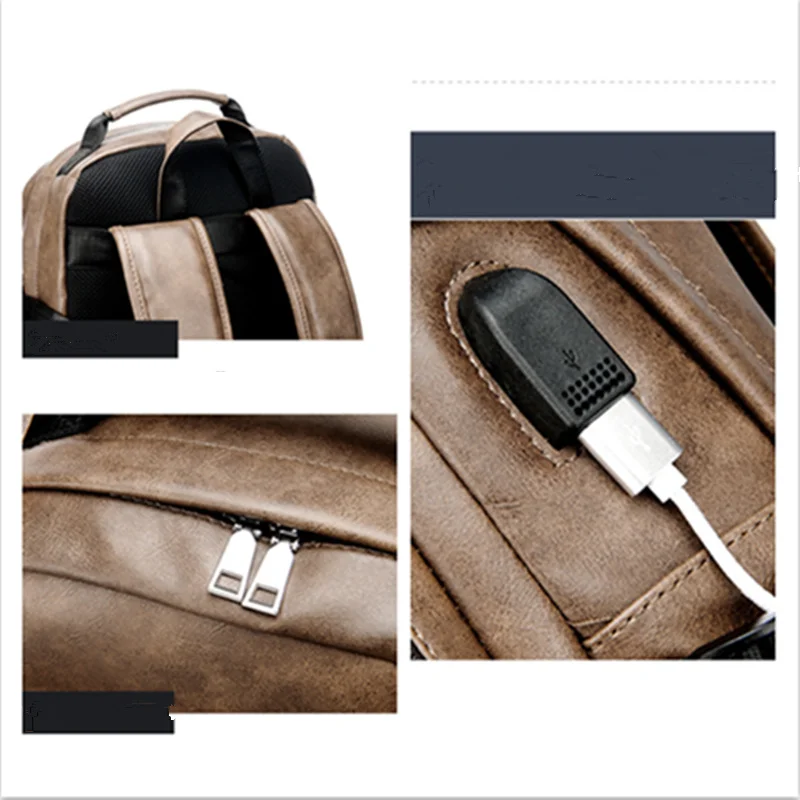 Деловые повседневные Рюкзаки дорожная сумка черные мужские Наплечные Сумки из