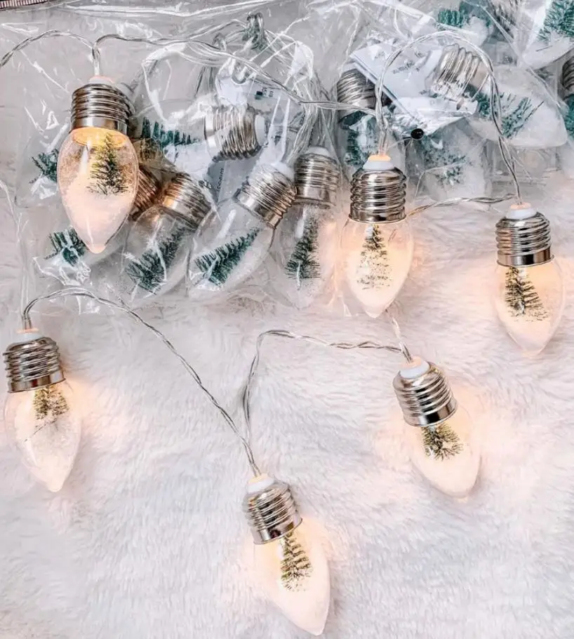 Рождественская гирсветильник елка светодиодная лампа декоративсветильник