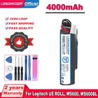 Аккумулятор LOSONCOER 4000 мАч 533-000122 для Logitech UE ROLL, WS600, WS600BL, WS600VI, UE ROLL 2, UE Roll Ears Boom