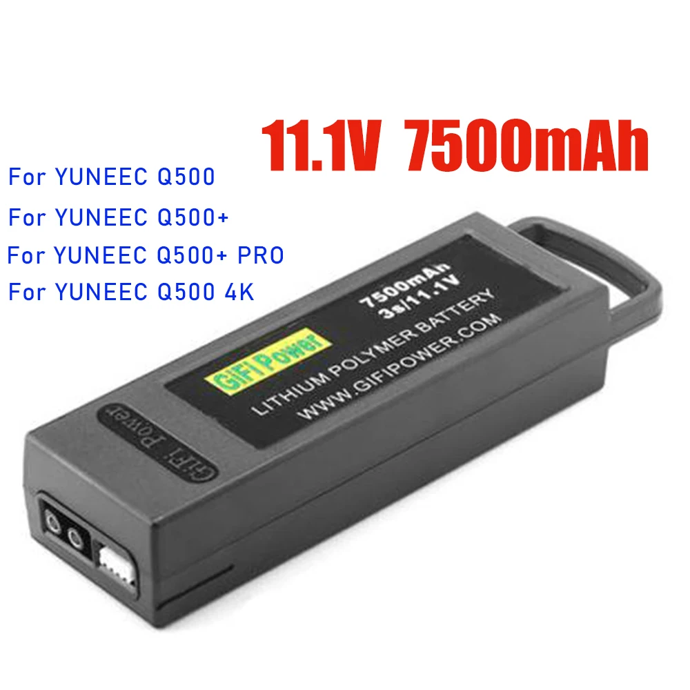 

New Upgrade 7500mAh 3S 11.1V LiPo Battery For Yuneec Q500 Q500+ 4K PRO For Typhoon RC Drone quadcopter Lithium polymer