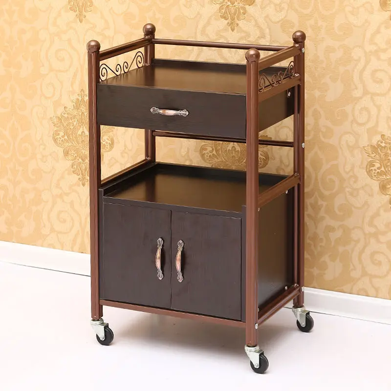 Тележки для салона красоты стойка в европейском стиле с выдвижными ящиками