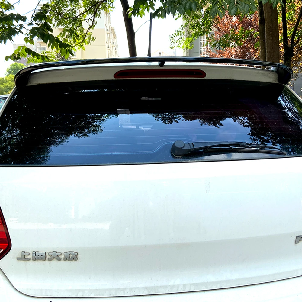 

Gloss Black Car Rear Bumper Upper Trunk Spoiler Lip Wing For POLO 2011 2012-2018 Vehicle Exterior Tail Splitter Trim Kits