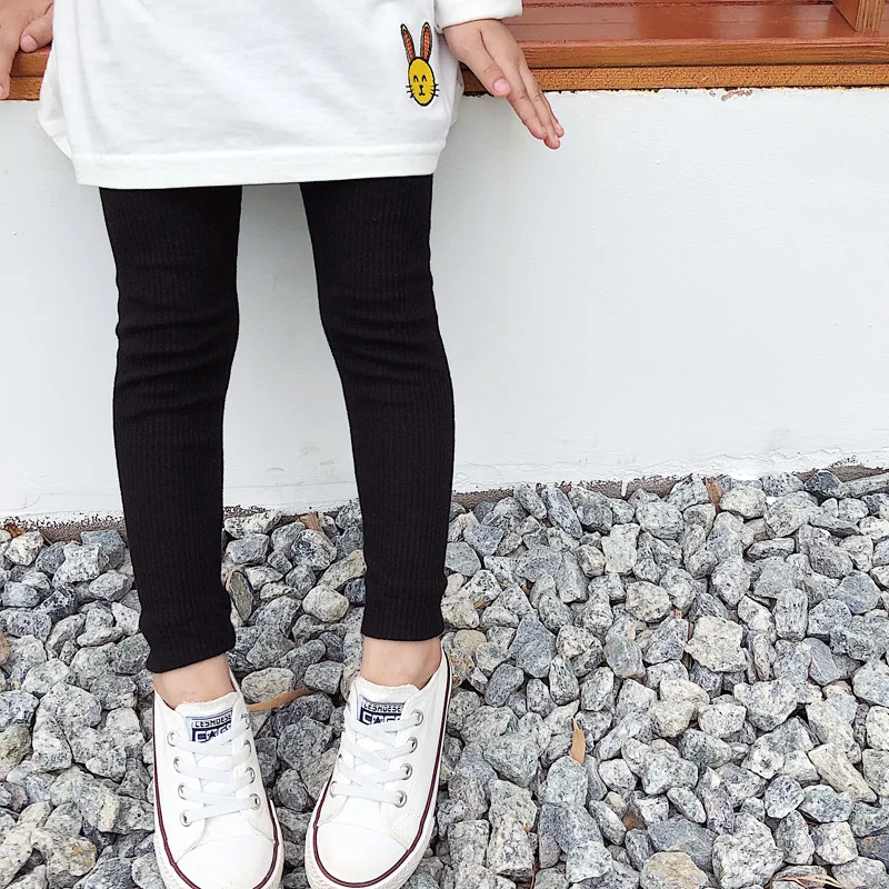 2020 новые леггинсы для девочек эластичные трикотажные повседневные узкие брюки