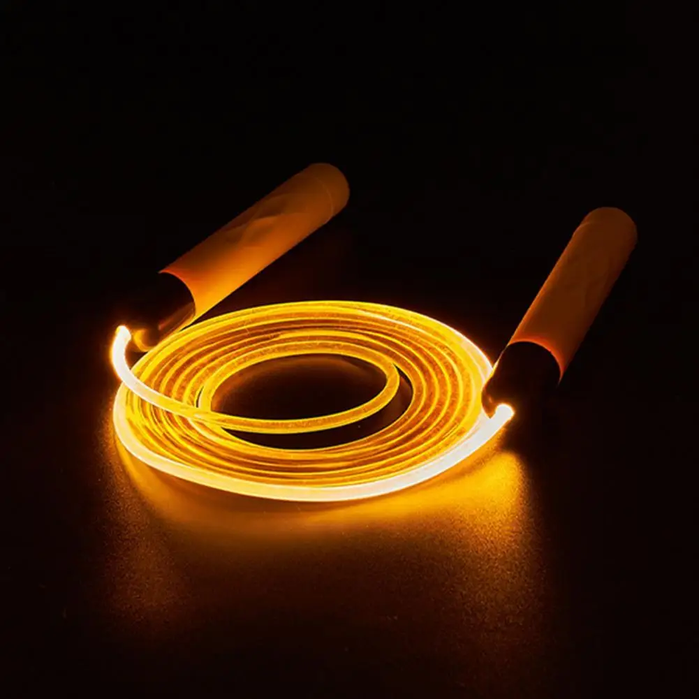 

Eco-friendly Useful Glowing Exercise Skipping Rope Adjustable Exercise Jump Rope Skin Affinity for Men