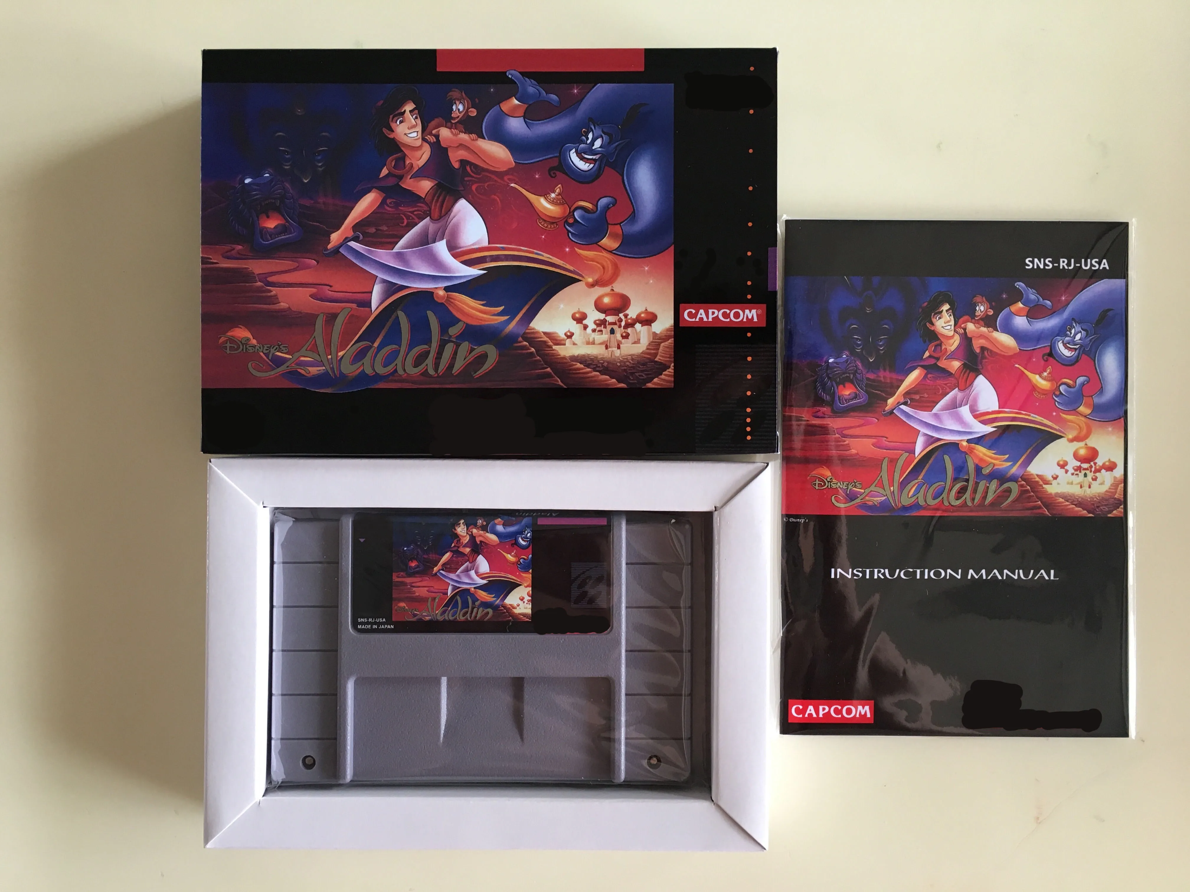 

16Bit Games ** Aladdin ( USA Version!! Box+Manual+Cartridge!! )