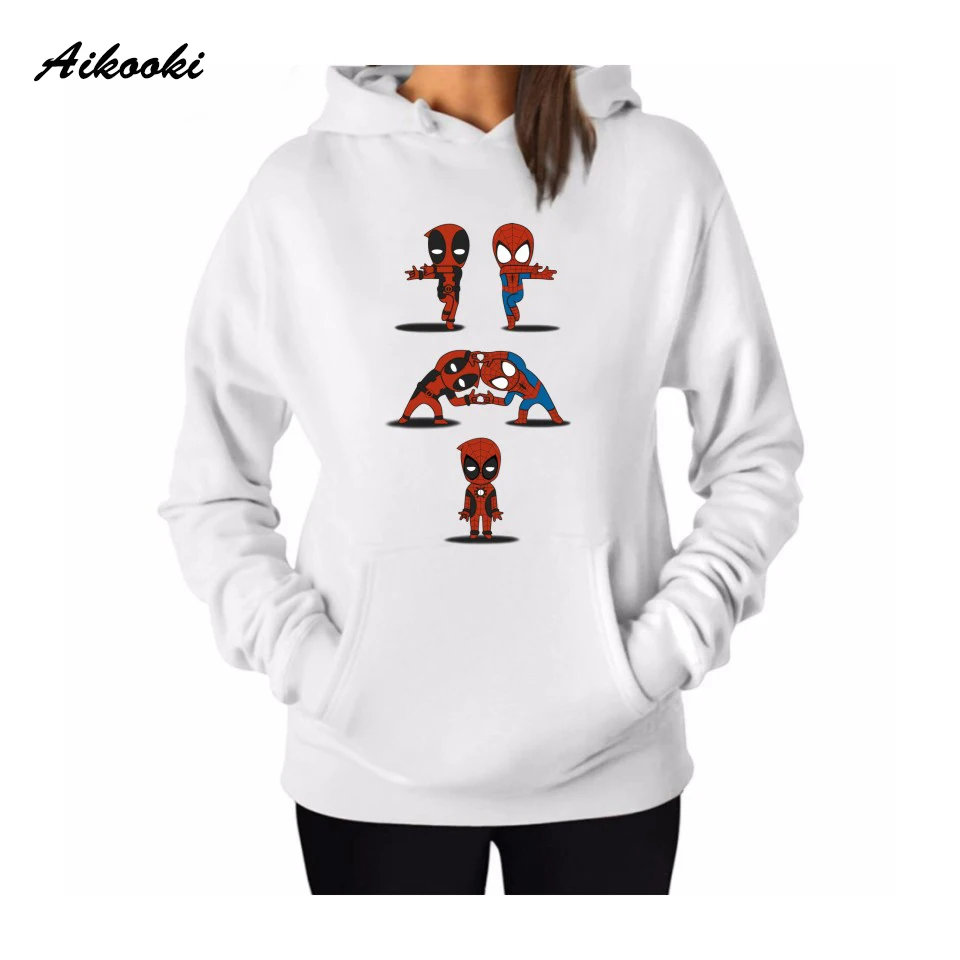 

Classic Novelty Kawaii Deadpool Printed Hoodies Sweatshirts Men/Women Youthful Sweatshirt Adult/Child Trendy Leisure Pullovers