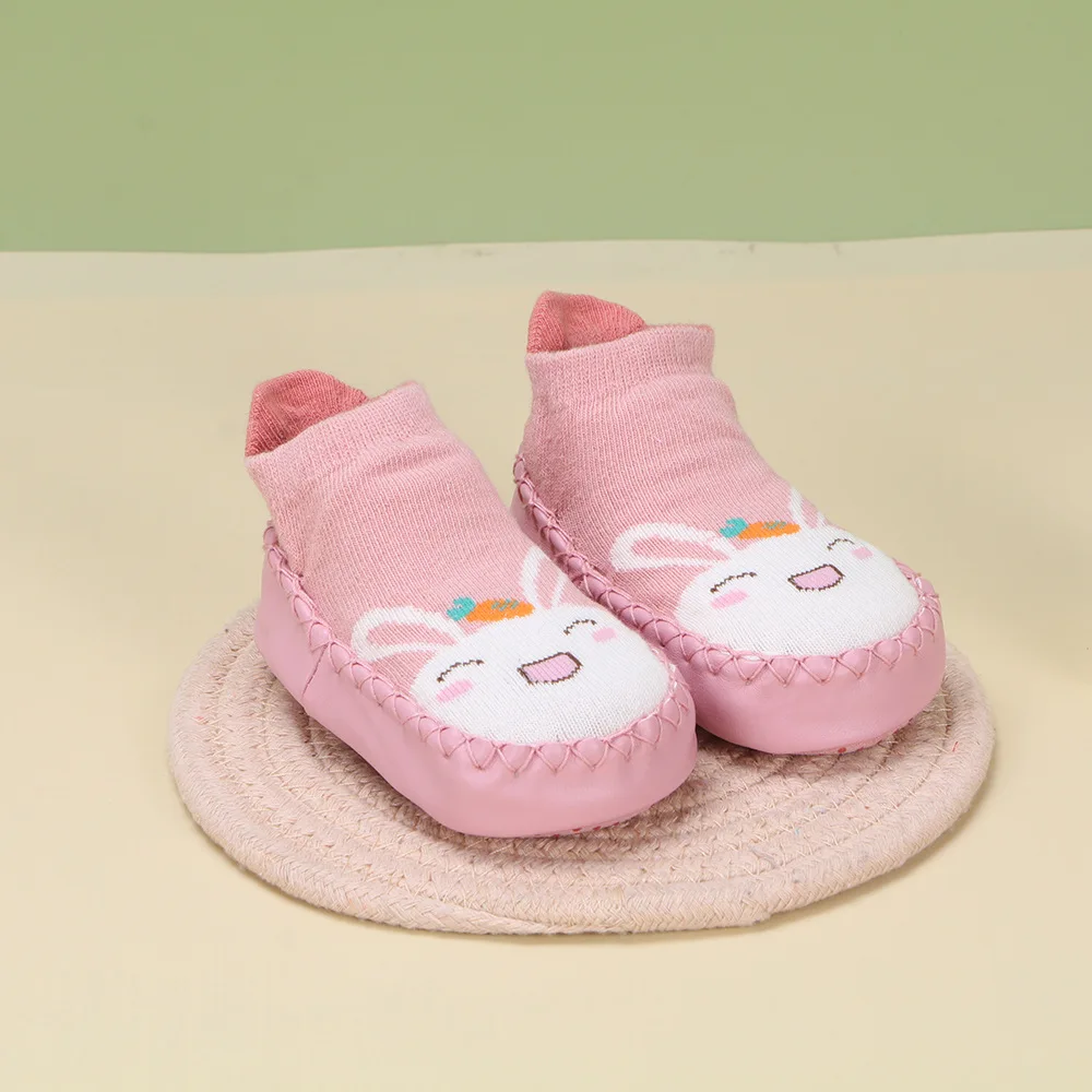 Носки-носки для новорожденных х/б с резиновой подошвой | Детская одежда и обувь