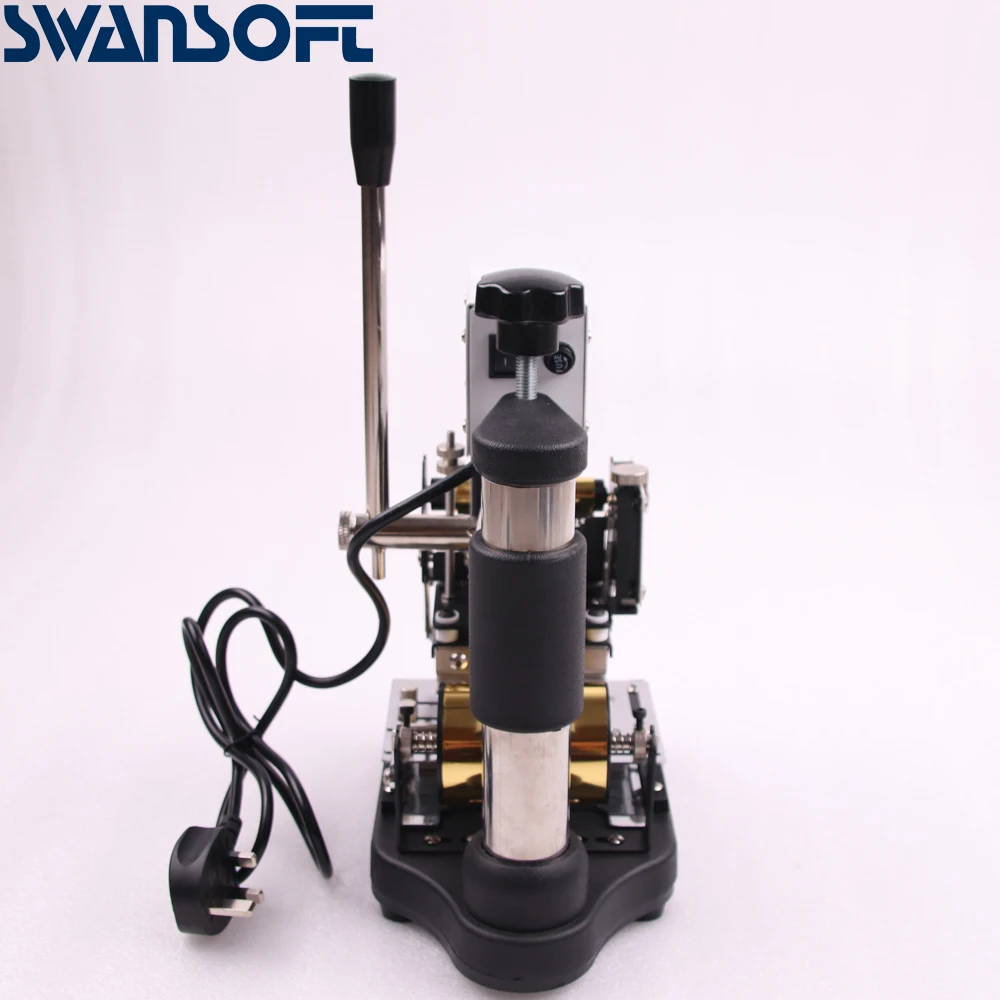 SWANSOFT Hot tipper for pvc card and member hot stamping machine WT-90AS Digital display type | Дом и сад