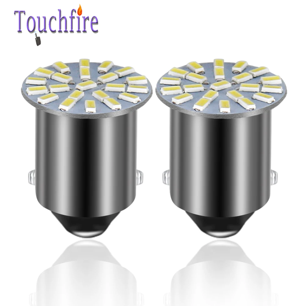 100 шт. 1157 BAY15D 1156 BA15S T20 7443 3014 22SMD Автомобильная лампочка Автомобильная ступица переднего стоп-сигналы поворота огней, габаритных фонарей,, 12V