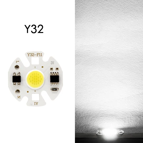 Y32 Cold white Светодиодный COB Чип смарт-ic интегрированный Диодная лампочка Y32 Точечный светильник 110V 220V без драйвера DIY светильник 10 Вт 50 Вт 70 Вт 100 Вт 150 Вт Светодиодный прожектор светильник - Испускаемый цвет: Y32 Cold white