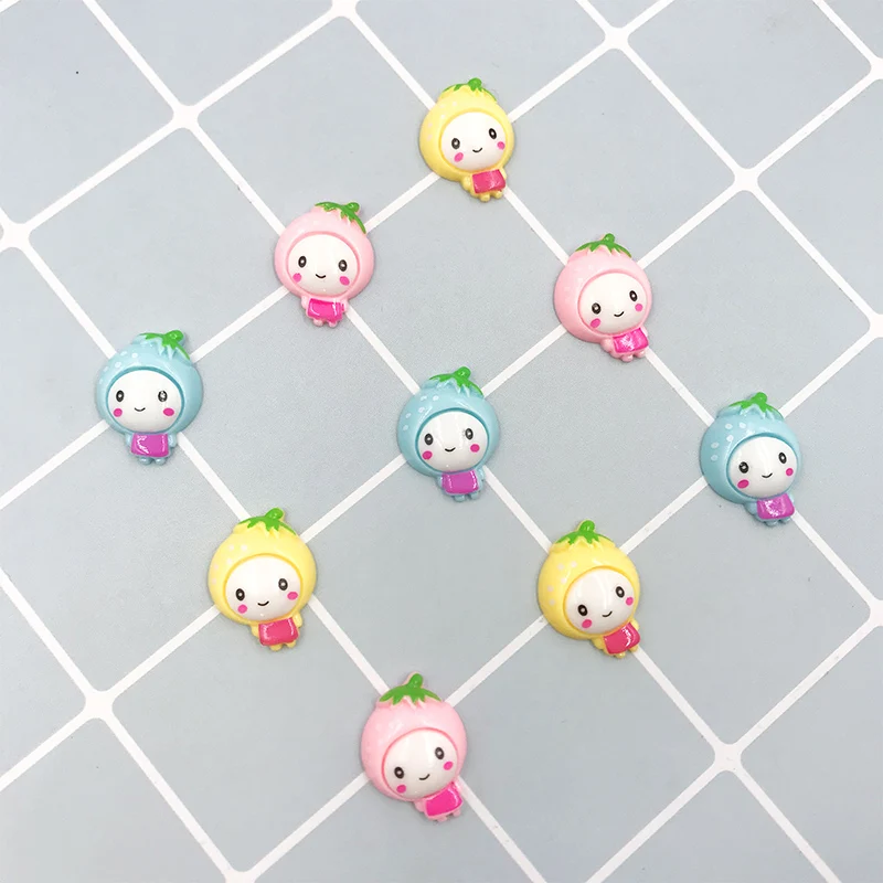 50 штук искусственный бриллиант из смолы кабошон Kawaii для девочек с героями