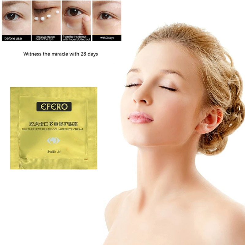 EFERO 10 шт коллагеновый крем для глаз с улиточной слизью подъем против морщин