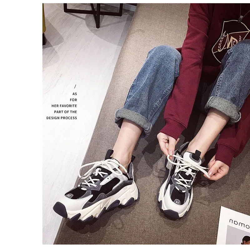 Женская обувь на красной подошве сезон весна-осень Новинка Спортивная