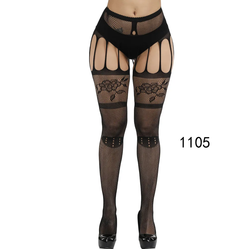 New Arrival Solid Stockings Women Sexy Thigh High Fishnet Nylon Long Socks Sex Belt Standard Over Knee Socks Sexy Lingerie