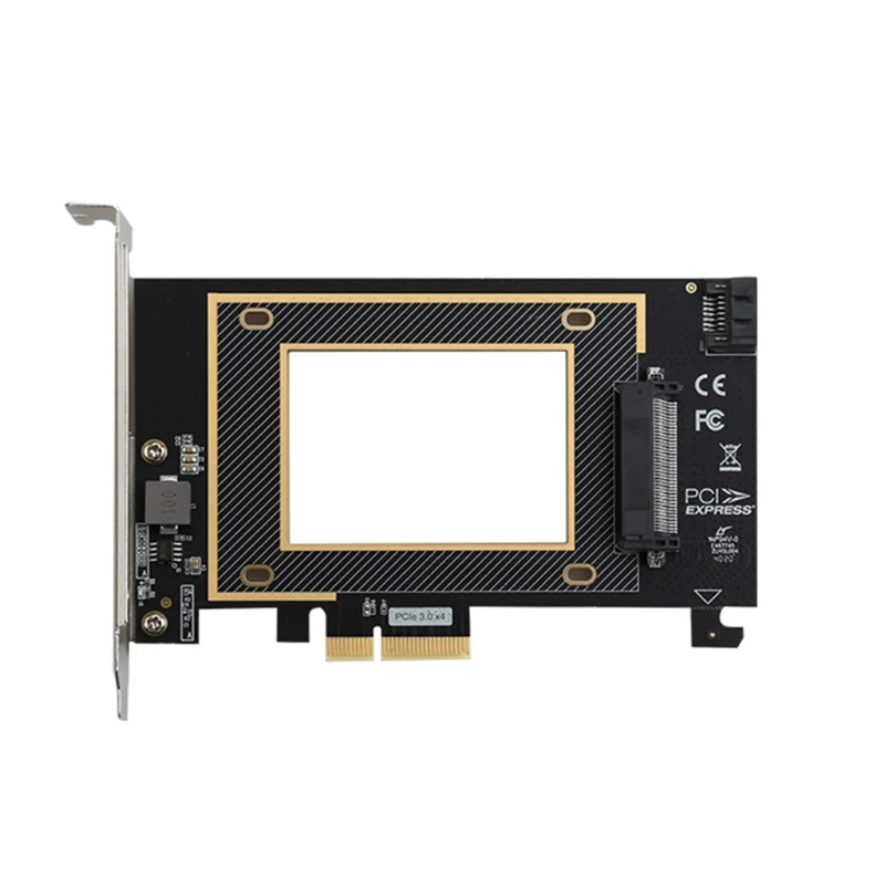

PCIe3.0 16X к u.2 SFF 8639 адаптер Райзер-карта для NVMe 2,5 ''SSD преобразователь жесткого диска Расширительная карта для настольного компьютера