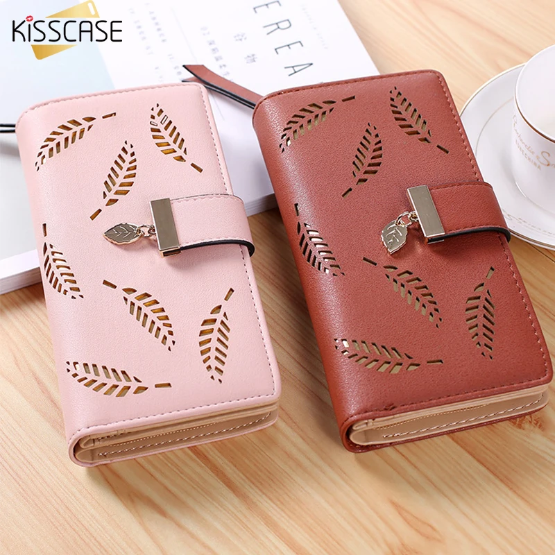 Модный кошелек-чехол из искусственной кожи KISSCASE для iPhone Samsung Универсальная длинная сумка для держателей карт Обложка Xiaomi Huawei Funda Capa on.