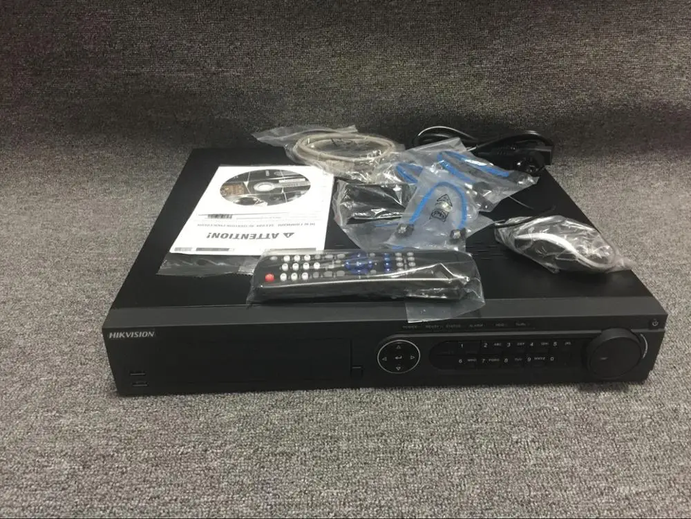 Оригинальная Hikvision английская международная версия встроенный Plug& Play 4K NVR DS-7716NI-K4/16 P DS-7732NI-K4/16 P с 16 PoE 8MP