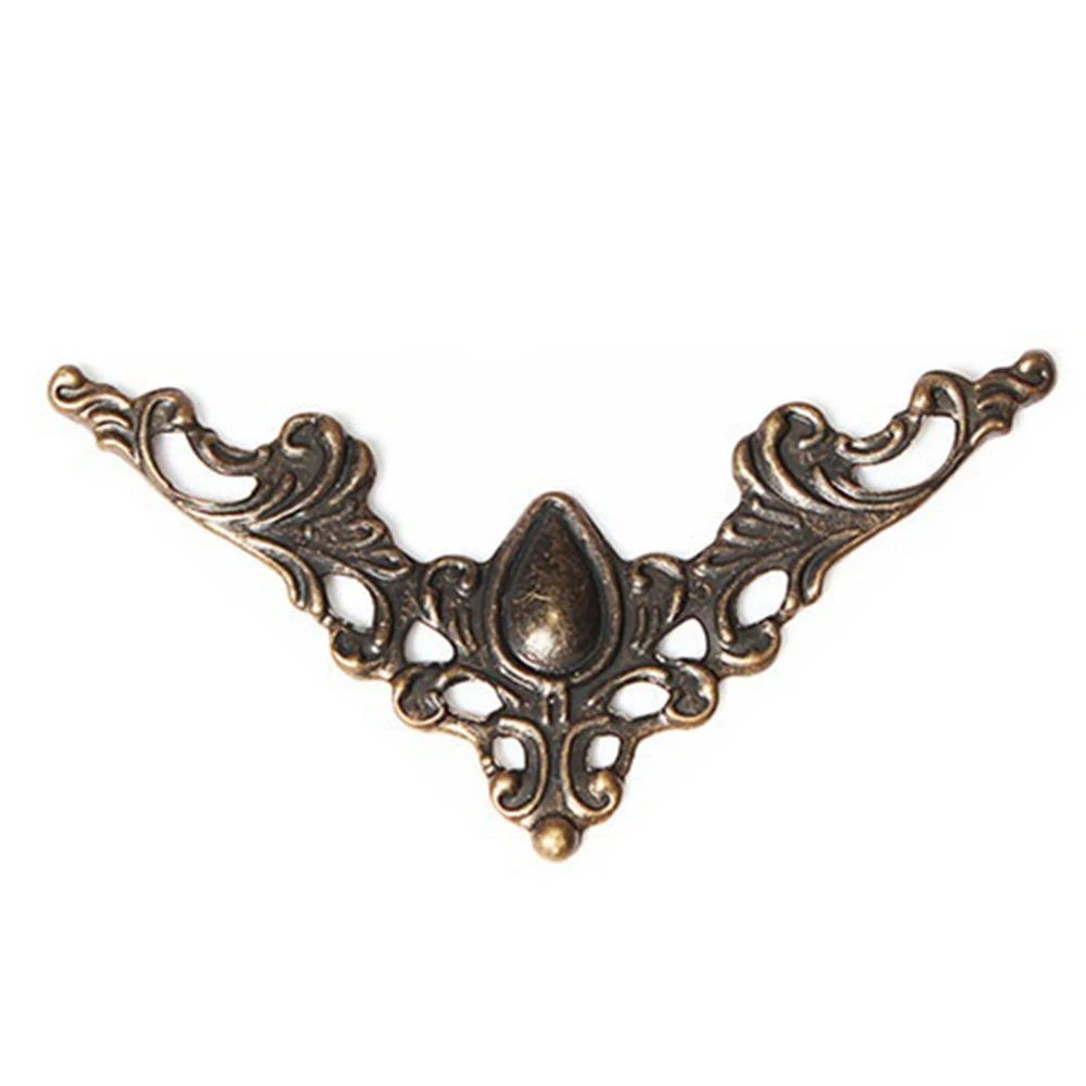 Металлические угловые кронштейны золотистые бронзовые 40 мм 24 шт. чехол для