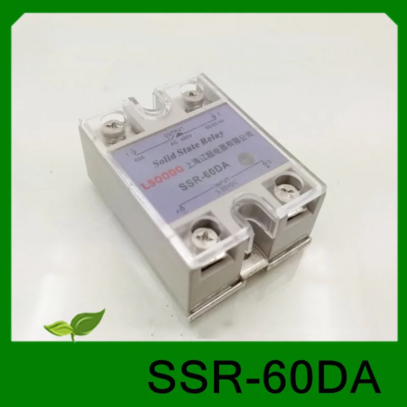 

1 шт. Новое реле SSR-60DA DC Control AC Однофазное твердотельное реле 60 А 480 В