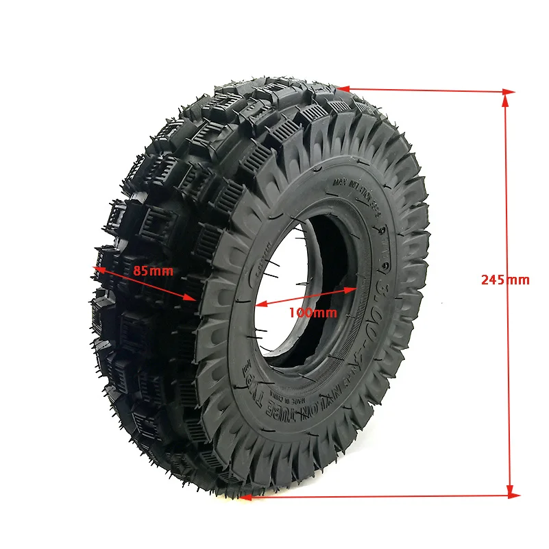 3.00-4 tires 260x85 10''x3'' Scooter tyre inner tube kit fits electric kid gas scooter wheelChair ATV and Go Kart