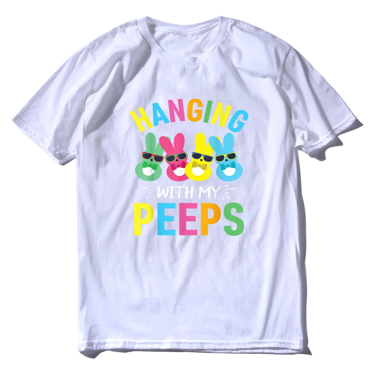 

Hangin with My Peeps Cute Bunny Easter Gift Men's T-Shirt