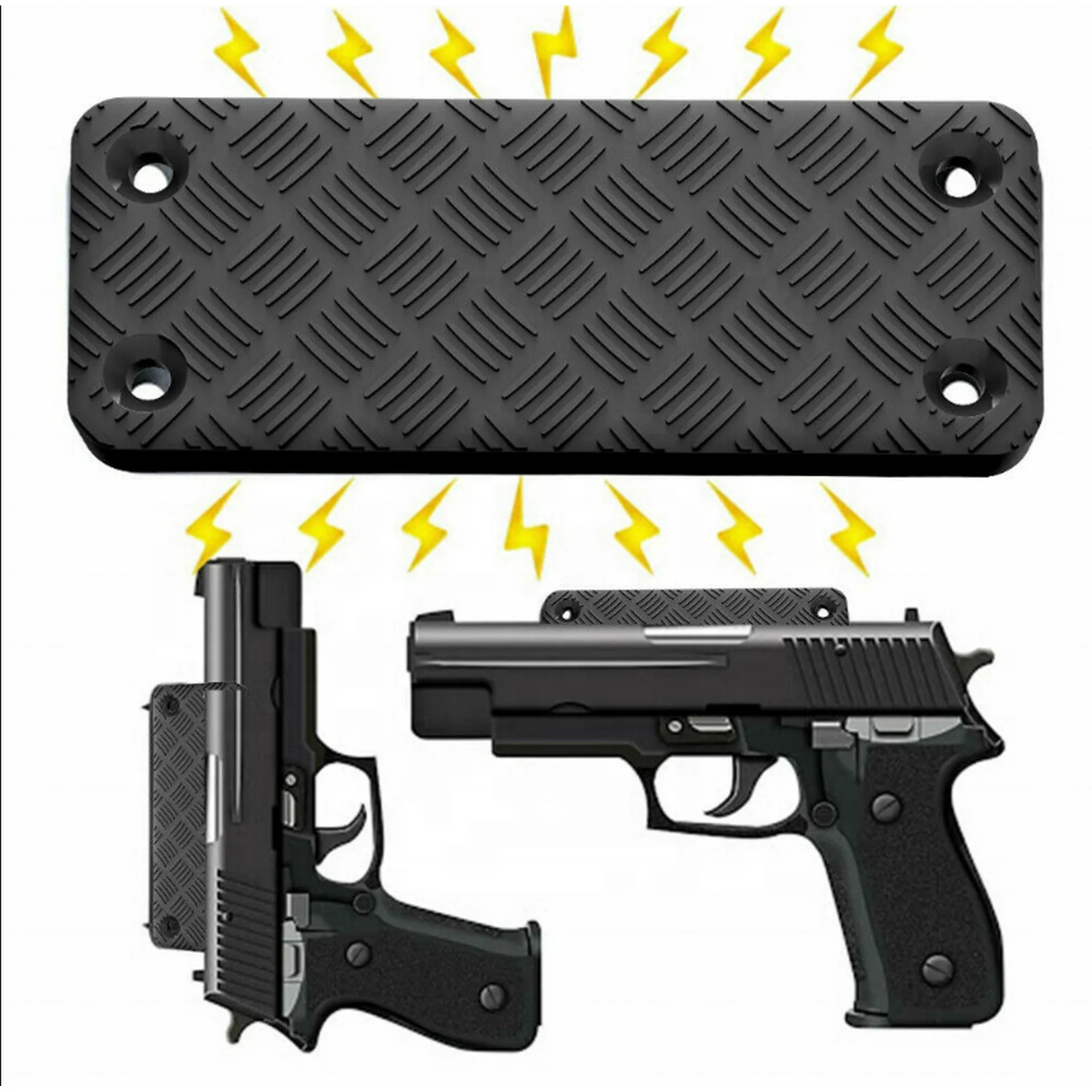 

1/2/4 pcsc Gun Magnet Mount Magnet Concealed Gun Holder Holster Table Car Fits Handguns Shotgun Rifles Revolvers Rifle Pistol