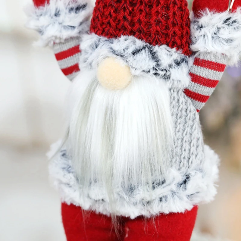 

2 Sets of Christmas Scene Decorations for the Elderly Parachute Christmas Window Hanging Decoration Gifts