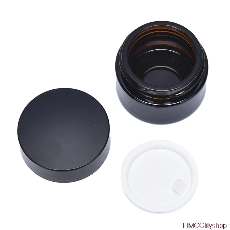 1 шт. 5g 60 г Стекло коричневый косметический кремовый многоразовый пустой флакон